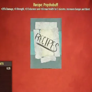 Psychobuff Recipe