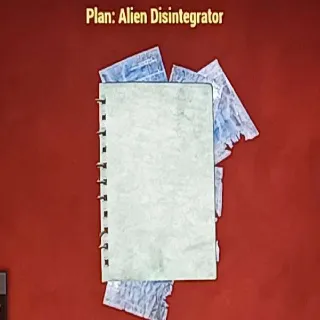 Alien Disintegrator Plan