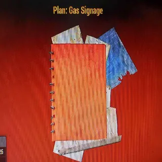 Gas Signage Plan