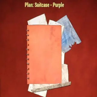 Suitcase Purple