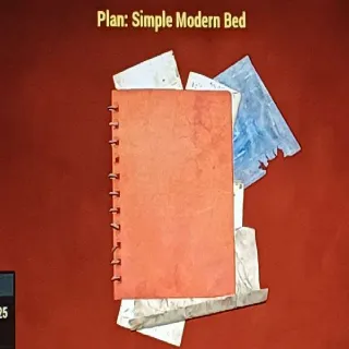 Simple Modern Bed Plan