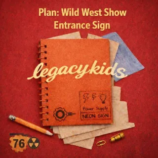 Wild West Show Entrance Sign