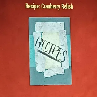 Cranberry Relish Recipe