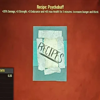 Psychobuff Recipe