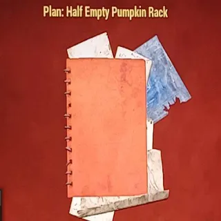 Half Empty Pumpkin Rack