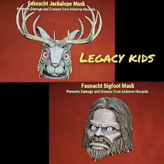 Jackalope and Bigfoot Mask