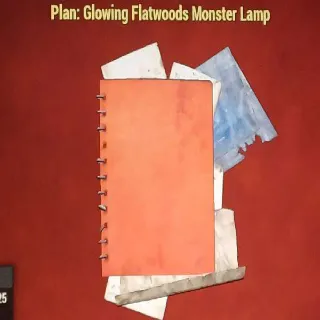 Glowing Flatwoods Monster Lamp