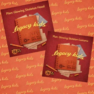 Glowing Skeleton Costume and Hood Plans