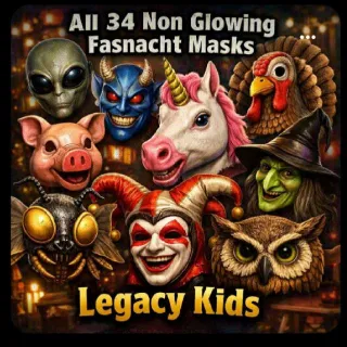 All 34 Non Glowing Fasnacht