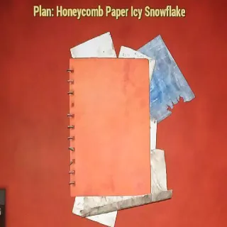 Honeycomb Paper Icy Snowflake