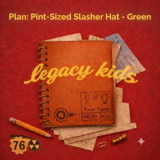 Pint-Sized Slasher Hat Green Plan