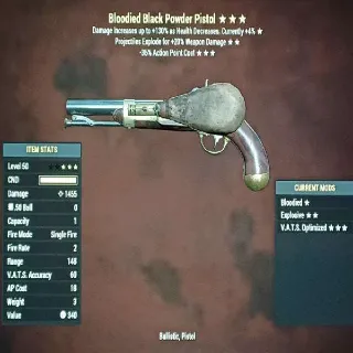 BE35 Black Powder Pistol
