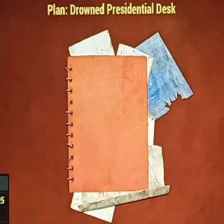 Drowned Presidential Desk Plan
