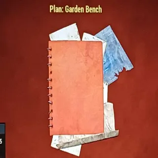 Garden Bench Plan