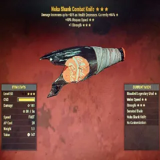 BSSS Nuka Shank Combat Knife