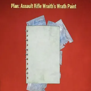 Assault Rifle Wraith's Wrath Paint