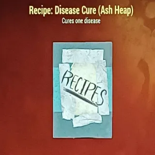 Disease Cure (Ash Heap) Recipe