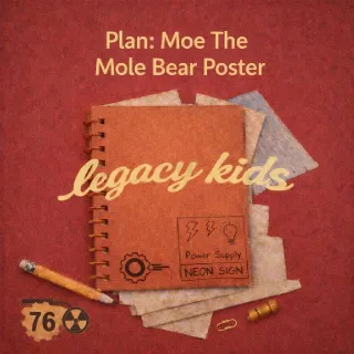 Moe The Mole Bear Poster