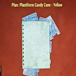 Plastiform Candy Cane Yellow