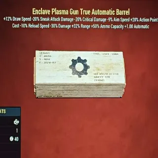 Enclave Plasma Gun True Automatic Mod