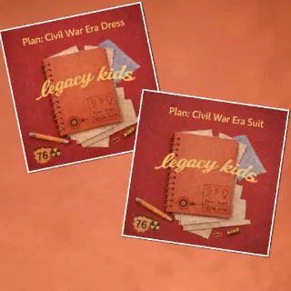 Civil War Era Suit and Dress Plans