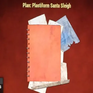 Plastiform Santa Sleigh