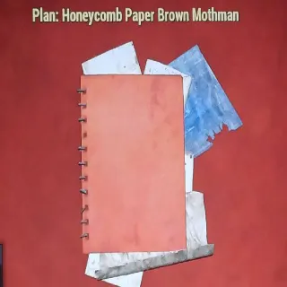 Honeycomb Paper Brown Mothman Plan