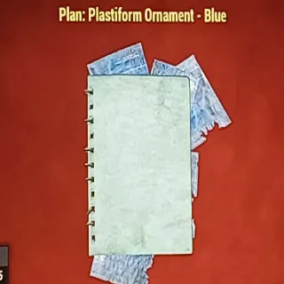 Plastiform Ornament Blue