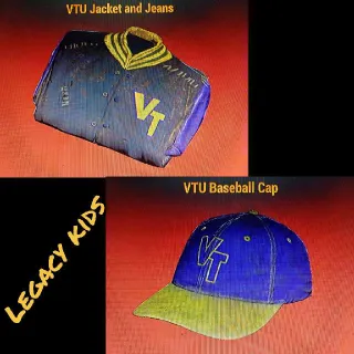 VTU Jacket/Jeans & Cap