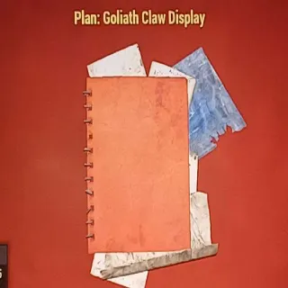 Goliath Claw Display