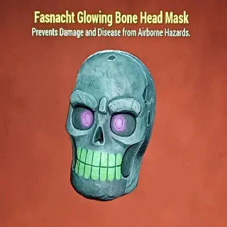 Glowing Bone Head Mask