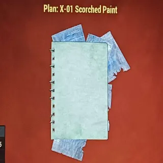 X-01 Scorched Paint Plan