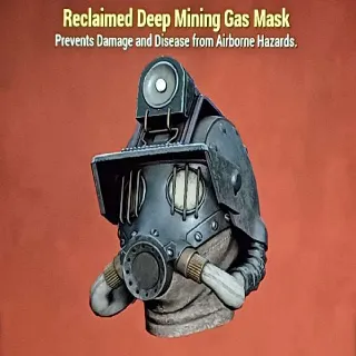 Reclaimed Deep Mining Gas Mask