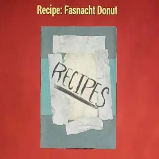 Fasnacht Donut Recipe