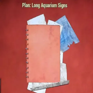 Long Acuarium Signs