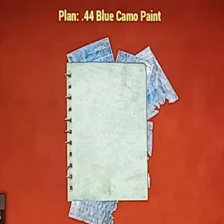 44 Blue Camo Paint