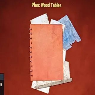 Wood Tables Plan