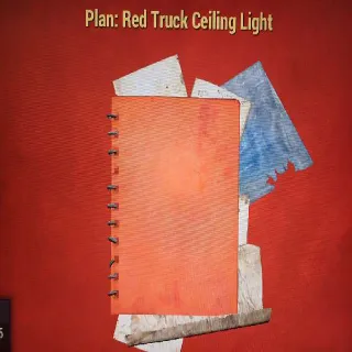 Red Truck Ceiling Light