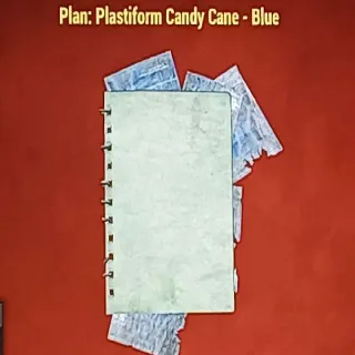 Plastiform Candy Cane Blue