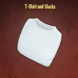T-shirt and slacks