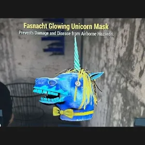 glowing unicorn mask