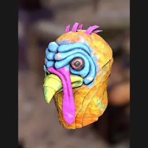 glowing turkey mask