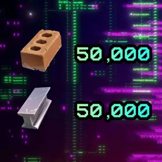 50,000 Metal & 50,000 Stone