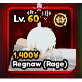 Anime Vanguards | Shiny Regnaw(Rage)