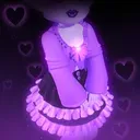 CHARMED HEART DARK FAIRY SET ROYALE 