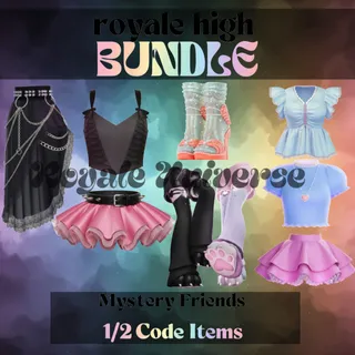 ROYALE HIGH MYSTERY FRIENDS BUNDLE ALL ITEMS INCLUDED