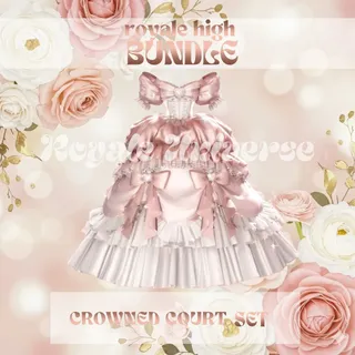 ROYALE HIGH CROWNED COURT SET