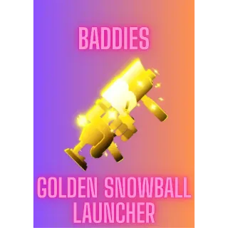 Baddies snowball launcher gold