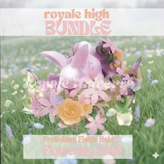 ROYALE HIGH FROLICKING FIELDS HALO FLOWERING
