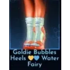 Royale high GOLDIE BUBBLES HEELS 💛💙 WATER FAIRY